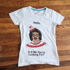 Threadless Lionel Richie x Where's Waldo Graphic T-Shirt